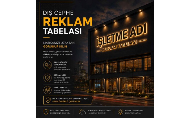 Açık Kapalı Işıklı Tabela Nedir? Nerelerde Kullanılır?
