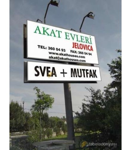 Akat Evleri Totem Tabela
