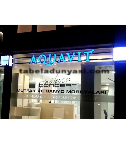 Aquavit Işıklı Tabela