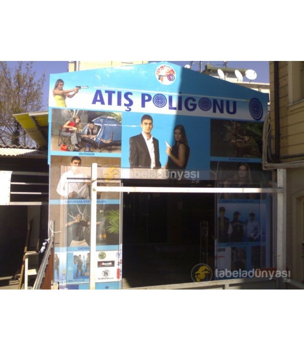 Atış Poligonu Dijital Baskı Tabelası