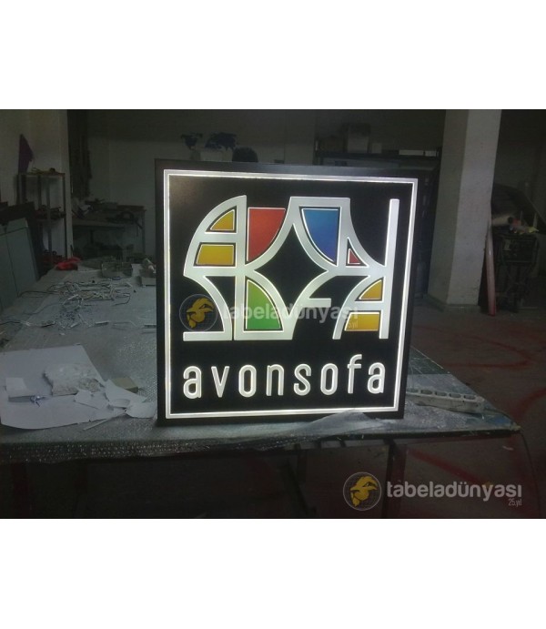 Avon Sofa Işıklı Tabela