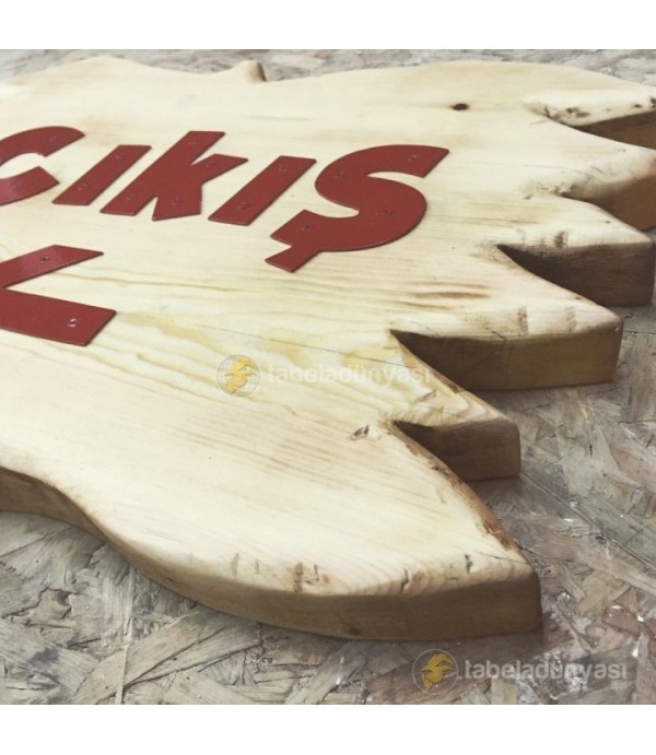 Çıkış Eskitme Tabela