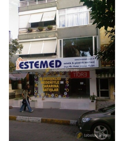 Estemed Işıklı Tabela