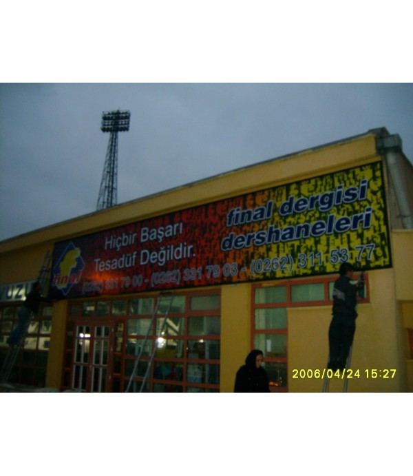 Final Dershanesi Dijital Baskı Tabela