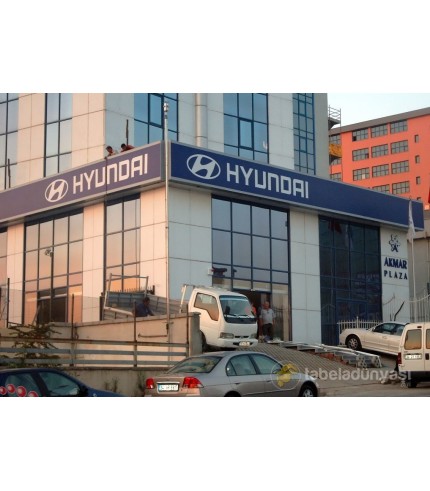 Hyundai Işıklı Tabela