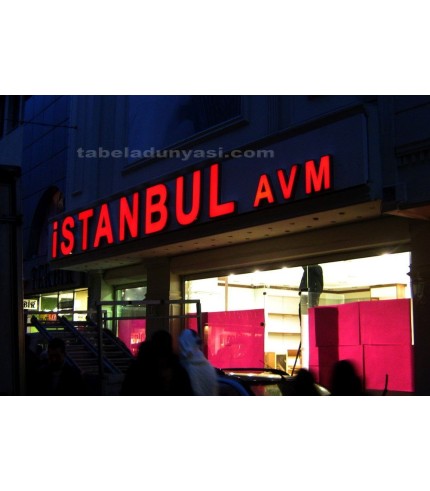 İstanbul Avm Işıklı Tabela