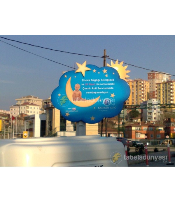 Şifa Hastanesi Totem Tabela