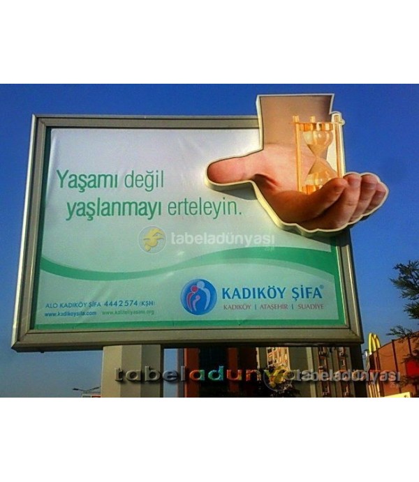Kadıköy Şifa Hastanesi 3D Tabela