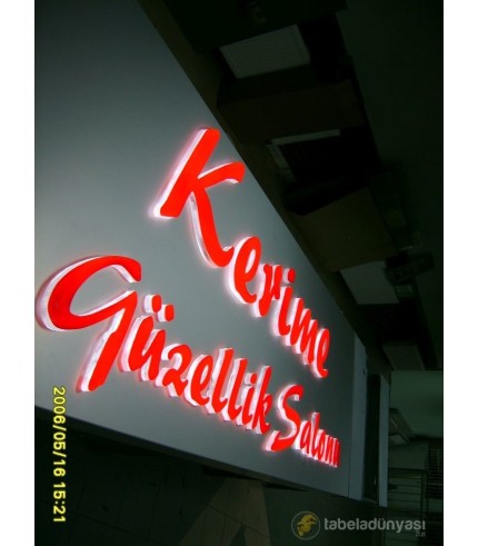 Kerime Güzellik Salonu Işıklı Tabela