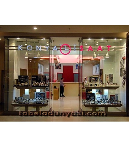 Konyalı Saat Işıklı Tabela