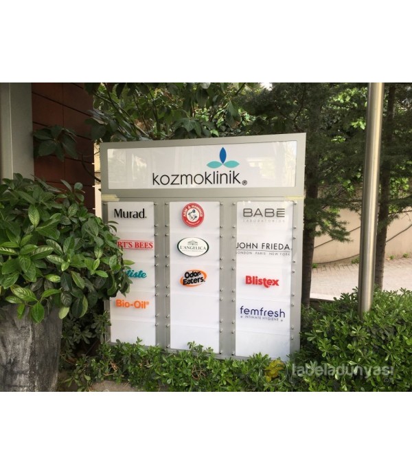 Kozmaklinik Işıklı Tabela