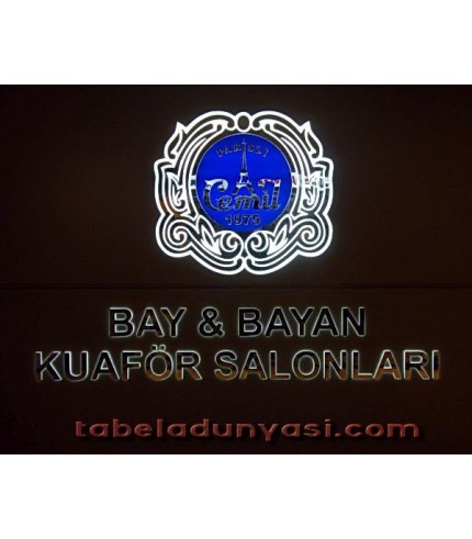 Kuaför Işıklı Tabela
