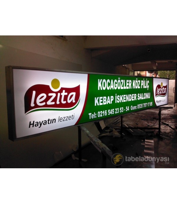 Lezita Işıklı Tabela