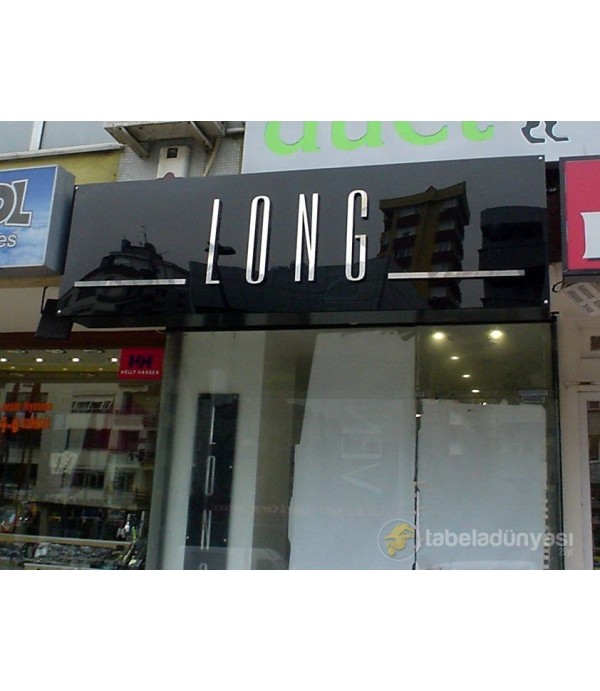 Long Işıklı Tabela