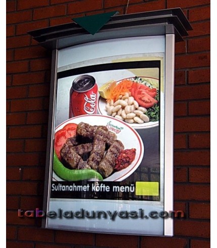 Menü Işıklı Tabela