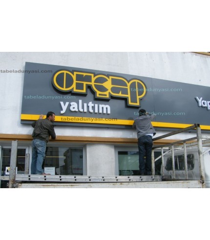 Orçap Yalıtım Işıklı Tabela