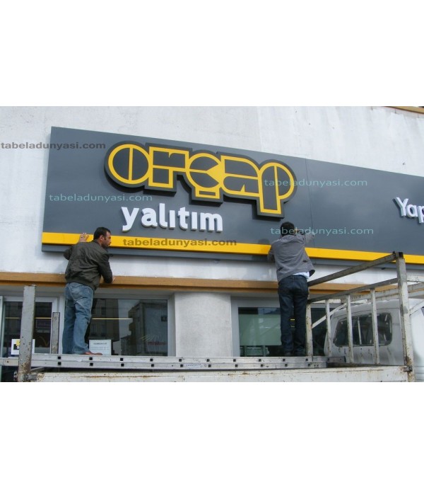 Orçap Yalıtım Işıklı Tabela