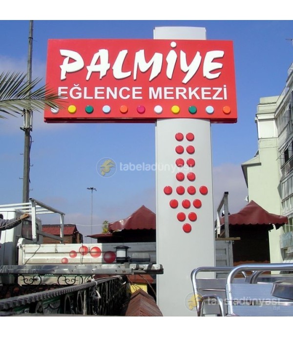 Palmiye Eğlence Merkezi Totem Tabela