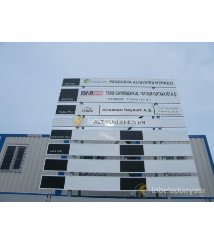 Pendorya Alışveriş Merkezi Totem Tabela