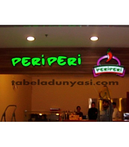 Periperi Işıklı Tabela