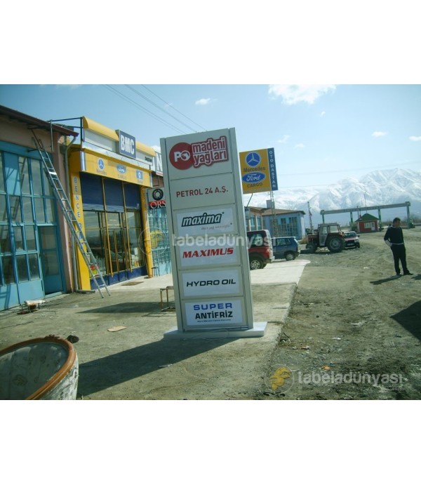 Petrol Ofisi Totem Tabela