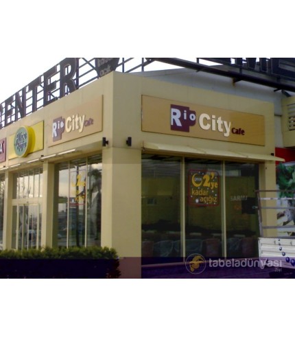 Rio City Cafe Işıklı Tabela