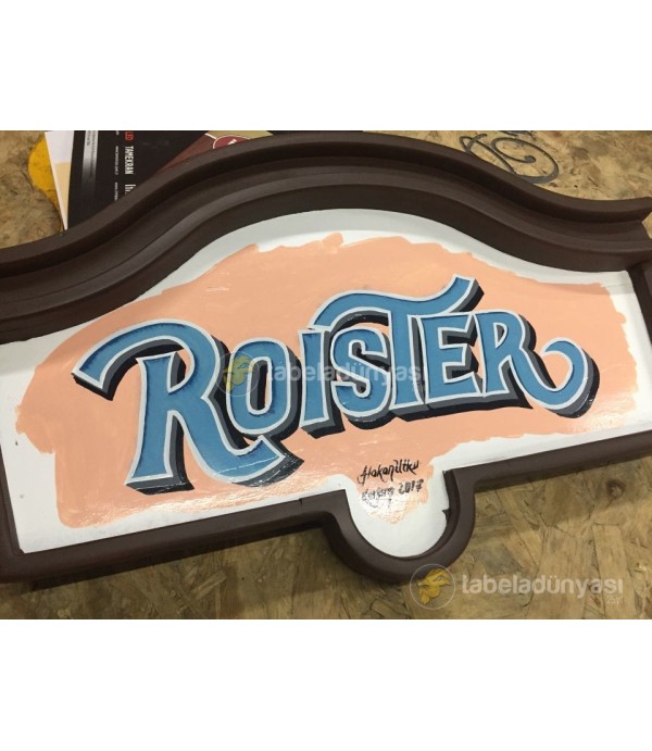 Yağlı Boya Eskitme Tabela