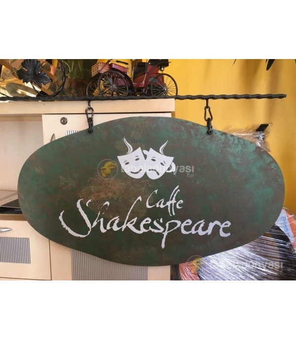 Shakespeare Cafe Ferforje Tabela Tasarımı