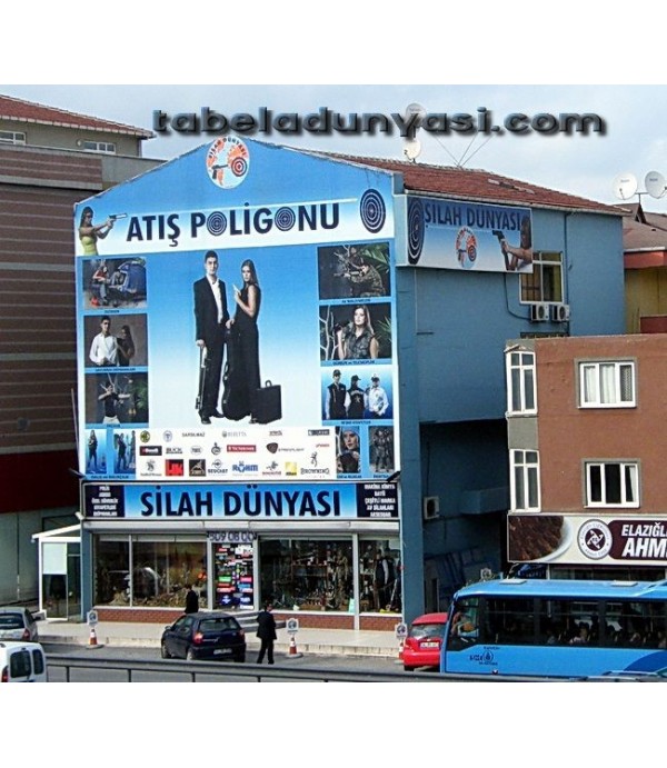 Silah Dünyası Dijital Baskı Cephe Giydirme