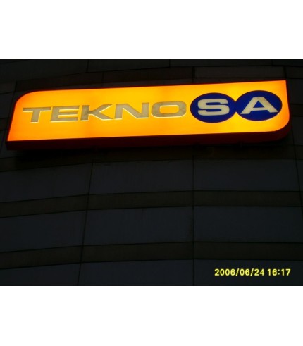 Teknosa Işıklı Tabela