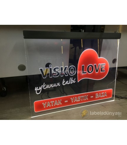 Visko Love Özel Tasarım Tanıtım Panosu
