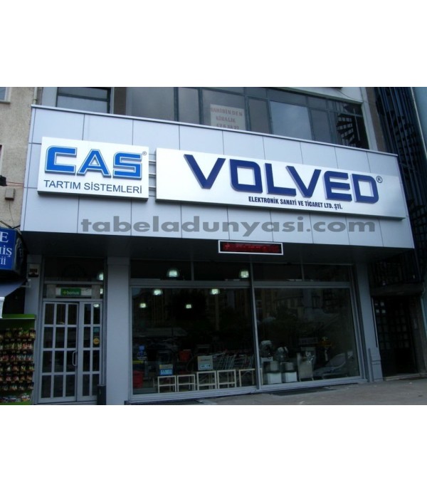 Volved Işıklı Tabela