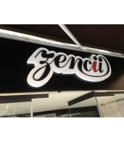 Zencii Işıklı Tabela