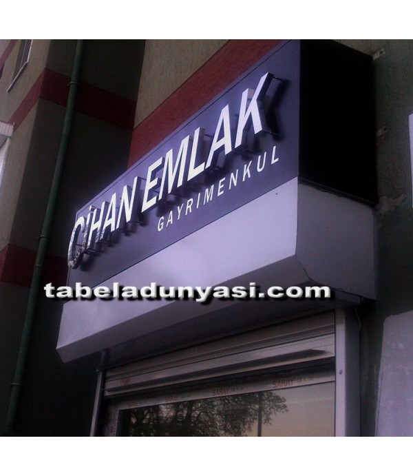 Cihan Emlak Kutu Harf Tabela