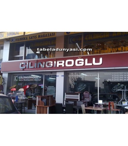 Çilingiroğlu Kutu Harf Tabela