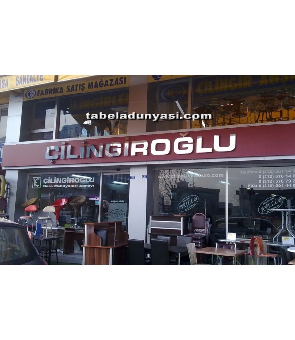 Çilingiroğlu Kutu Harf Tabela