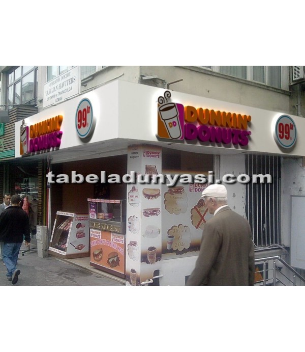 Dunkin Donuts Kutu Harf Tabela