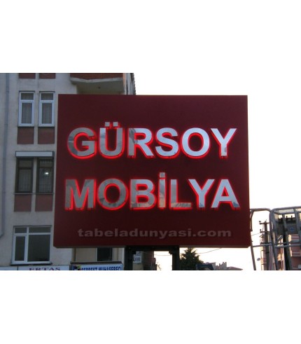 Gürsoy Mobilya Kutu Harf Tabela