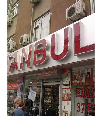 İstanbul Avm Kutu Harf Tabela