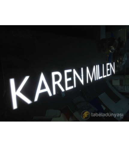 Karen Miller Almanya Isıklı Kutu Harf Tabela