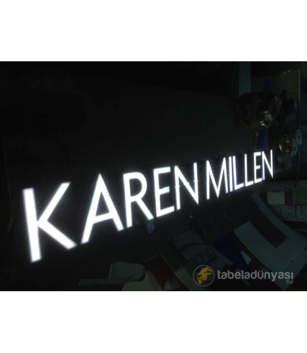 Karen Miller Almanya Isıklı Kutu Harf Tabela