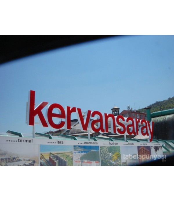 Kervansaray Otel Kutu Harf Tabela