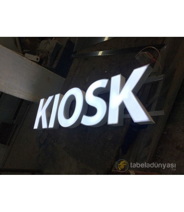 Kiosk Main Kutu Harf Tabela