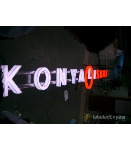 Konyalı Saat Kutu Harf Tabela