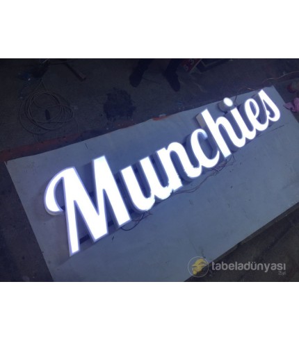 Muncihes Almanya Isıklı Kutu Harf Tabela