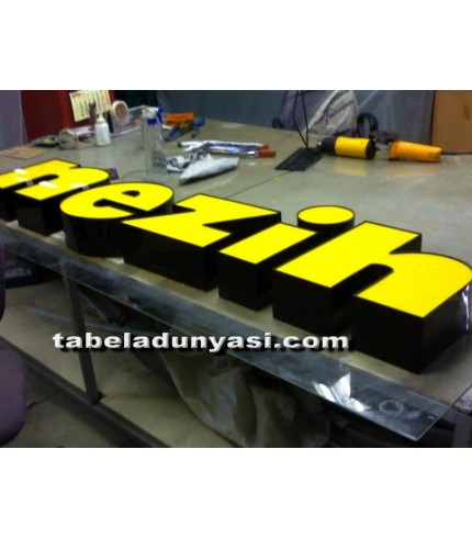 Nezih Kitabevi Kutu Harf Tabela