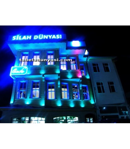 Silah Dünyası Çatı Tabela