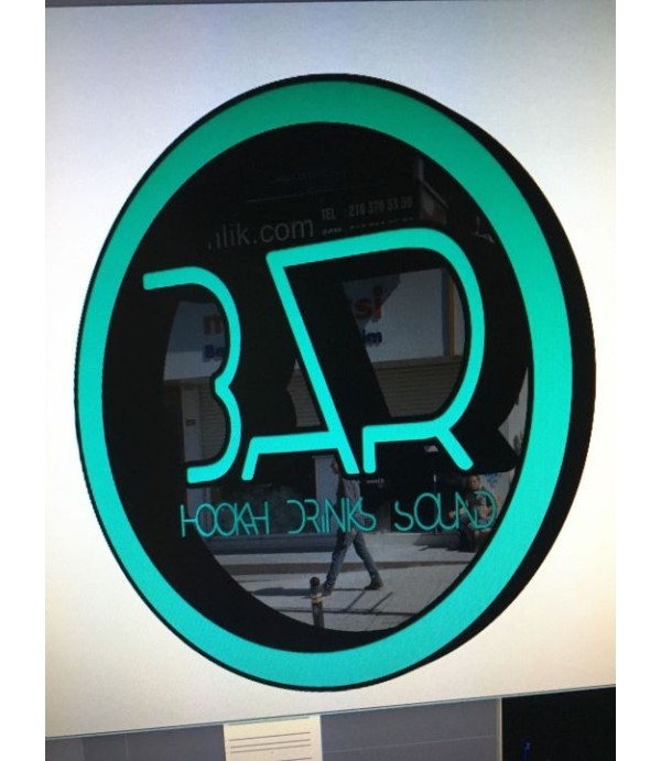 Bar  Isıklı Fılelı  Kutu Harf Tabela