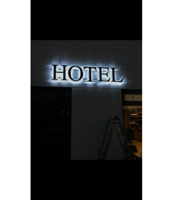 Hotel Isıklı Kutu Harf Tabela