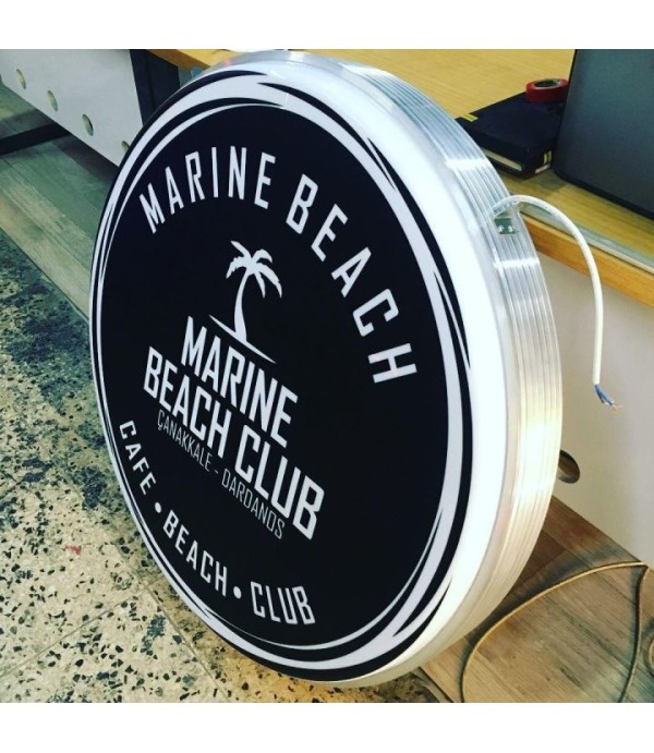 Marına Beach Cıft Taraflı Isıklı Hazır Tabela